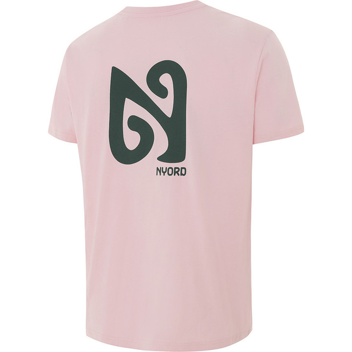 2024 Nyord T-shirt Med Logo SX087 - Pale Pink